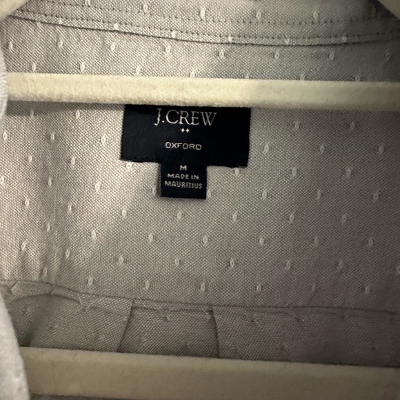 Men’s J Crew Grey and white slim fit button up shirt - Size M - Picture 4 of 4